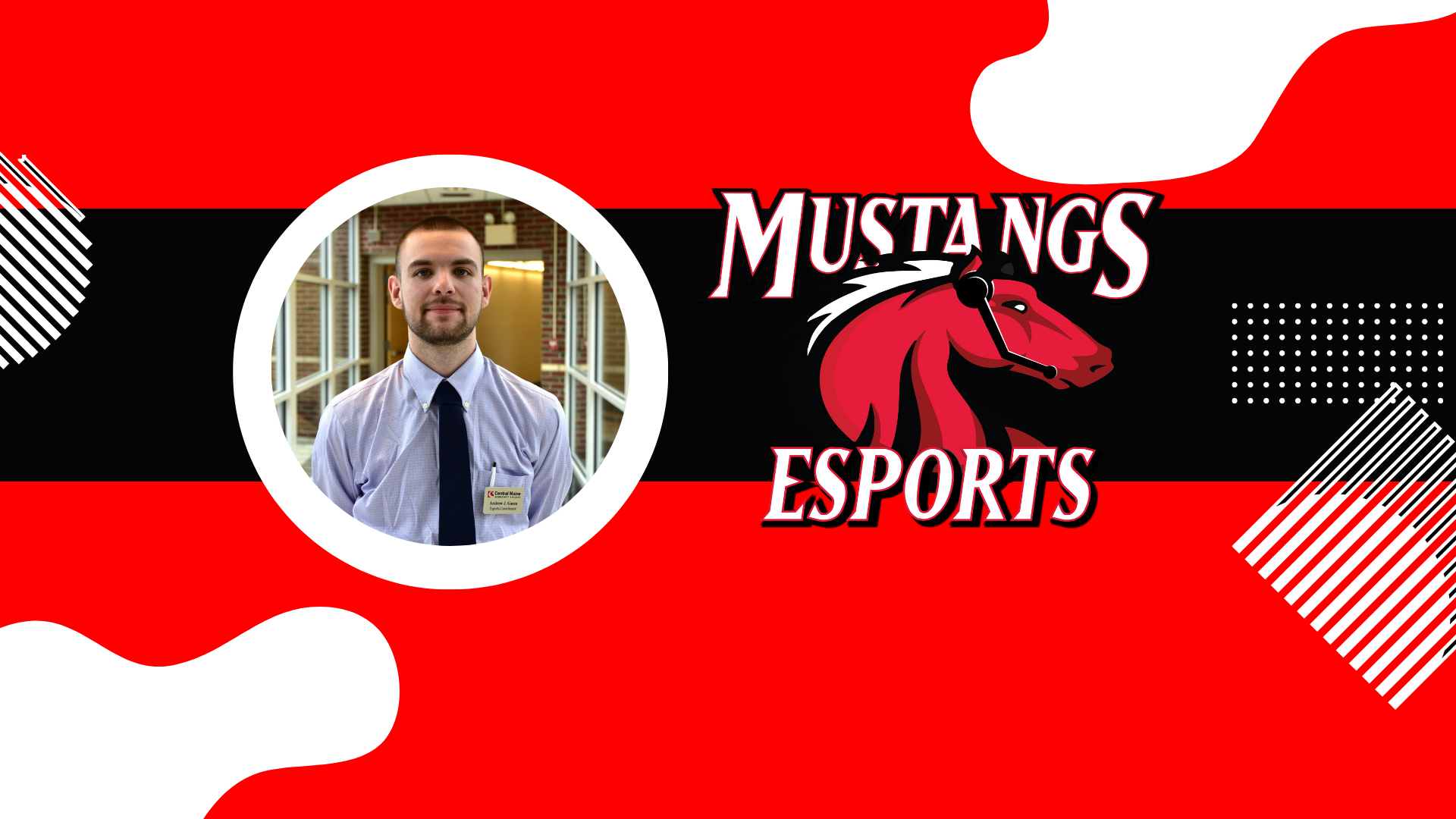 Central Maine Community College Welcomes New Esports Coordinator, Andrew Garza