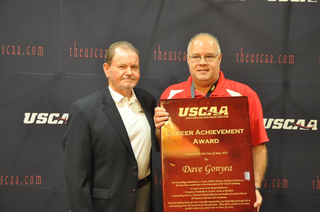 Gonyea recognized by USCAA