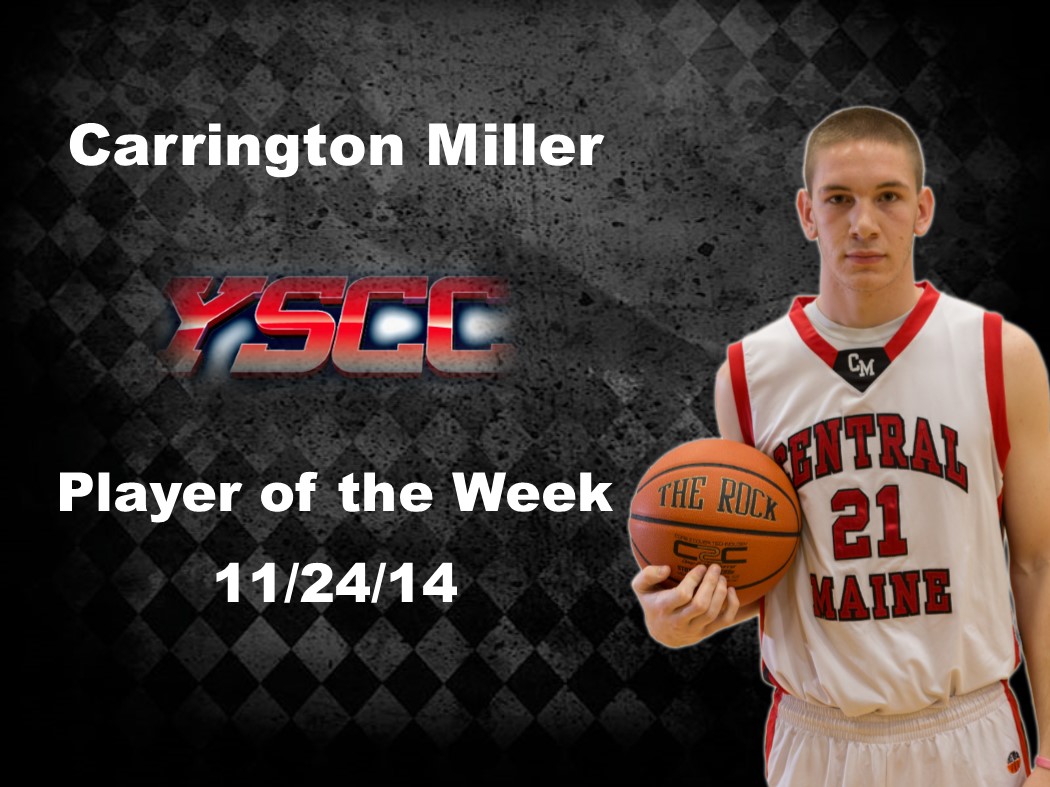 Carrington Miller Named YSCC Player of the Week
