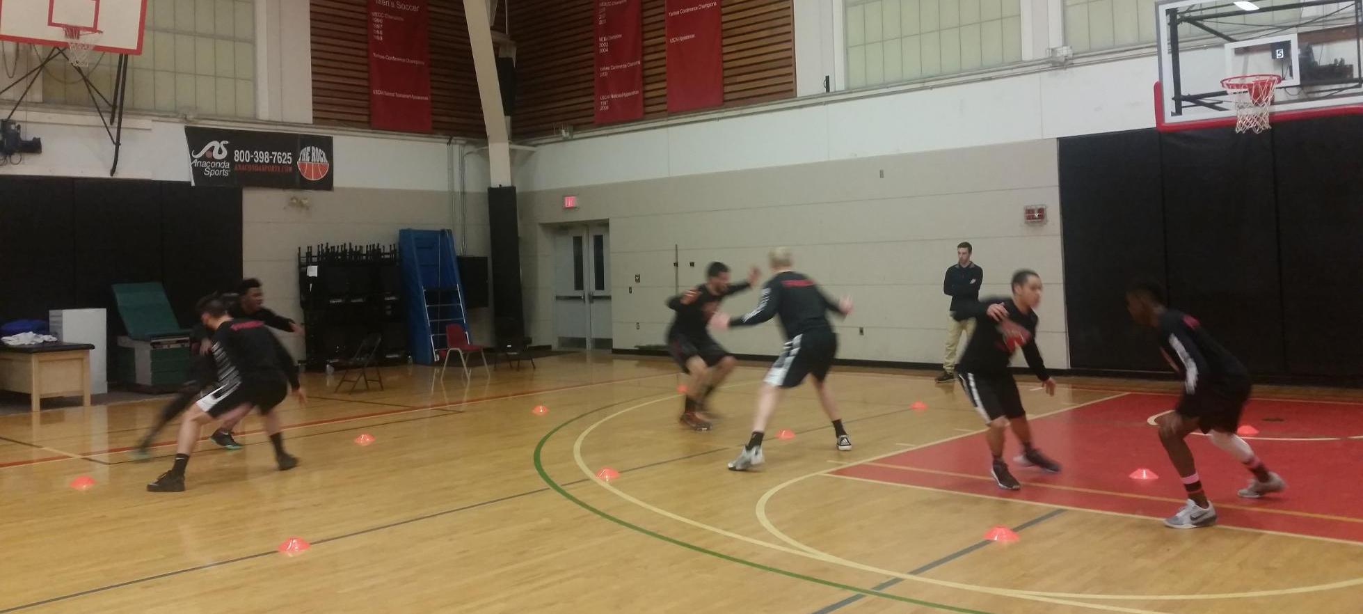 Basketball Teams Training Hard in Off Season