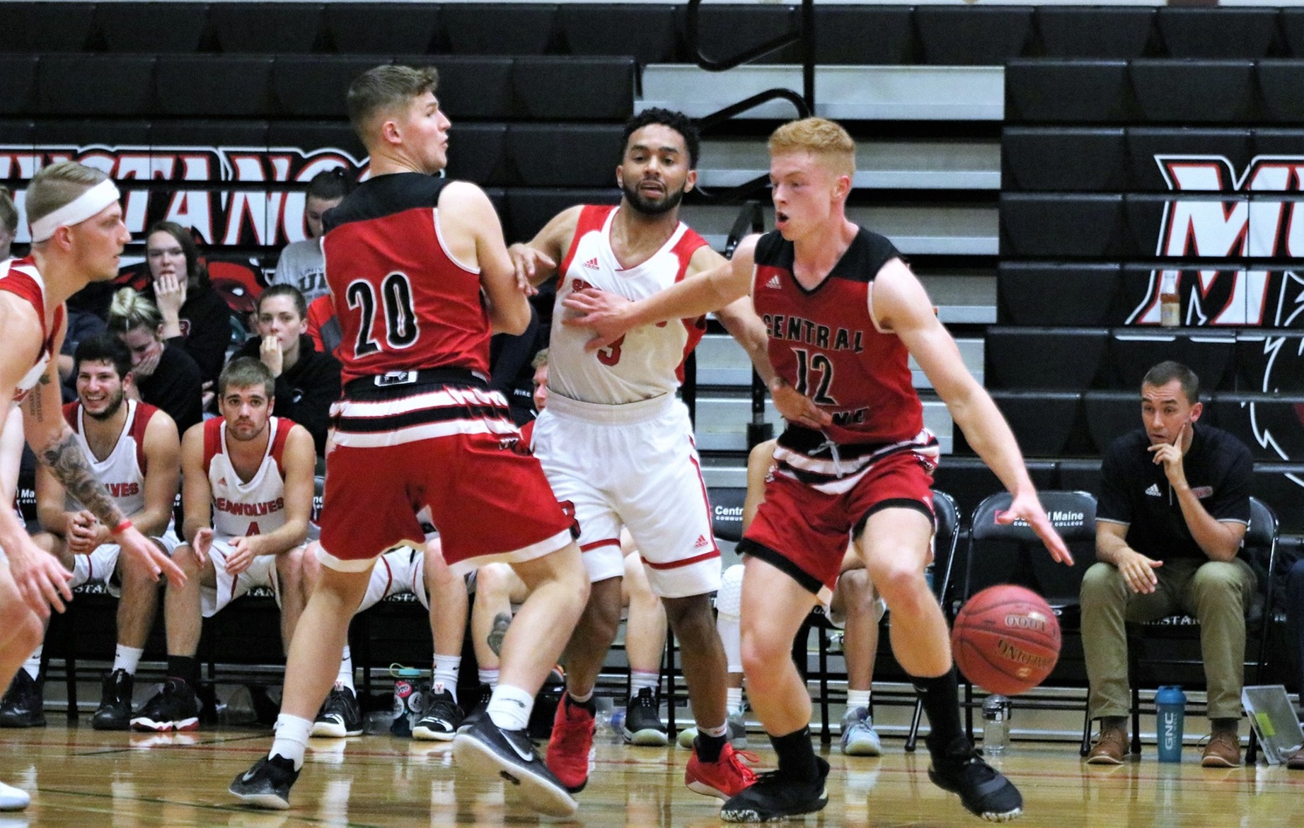 Mustangs get Walloped on the Road 96-63