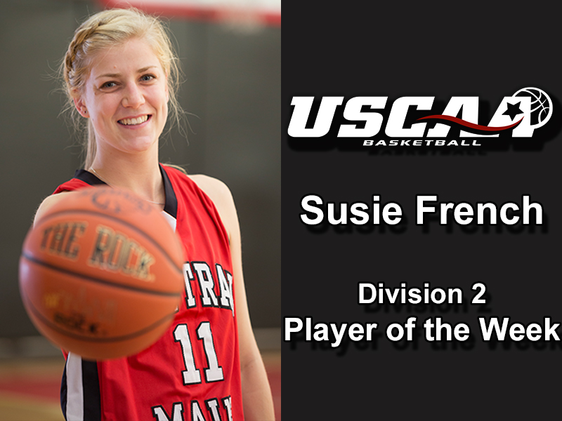 Susie French Named USCAA DII Women's Basketball Player of the Week