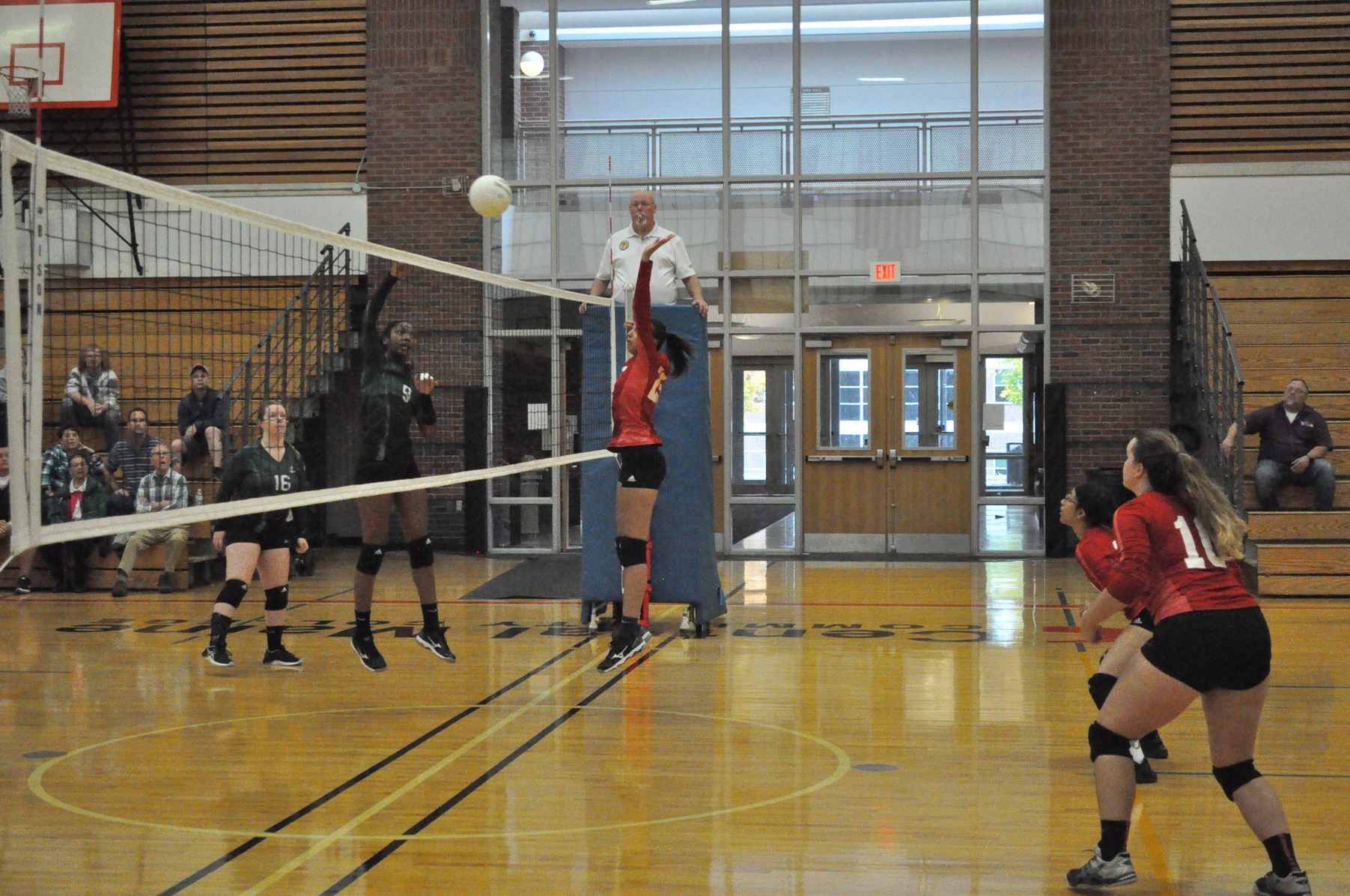 Fighting Saints corral Mustangs in double match