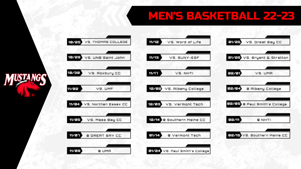 Men's Basketball 2022-2023 Schedule Release