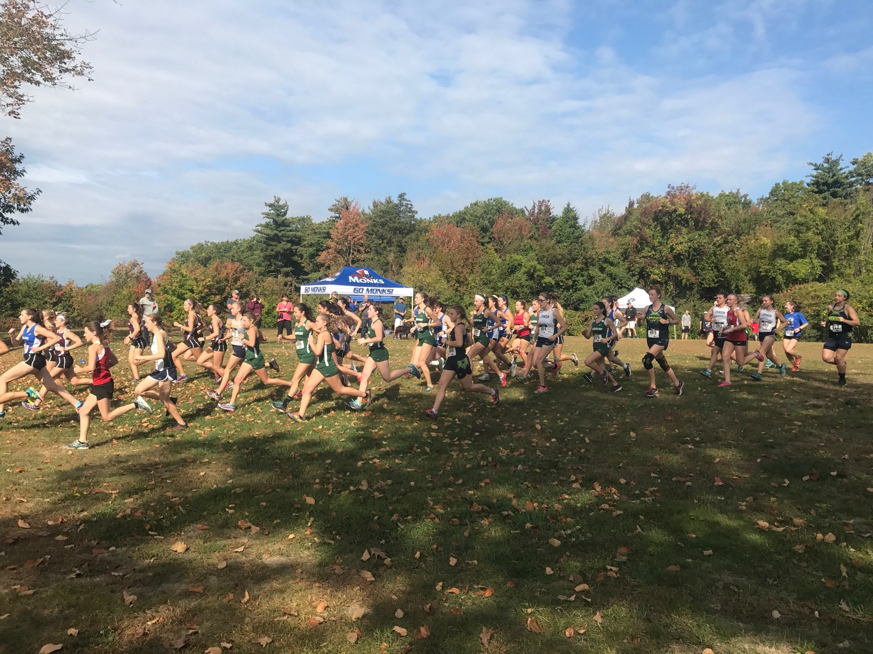 Cross Country races at Runnin' Monks Invitational