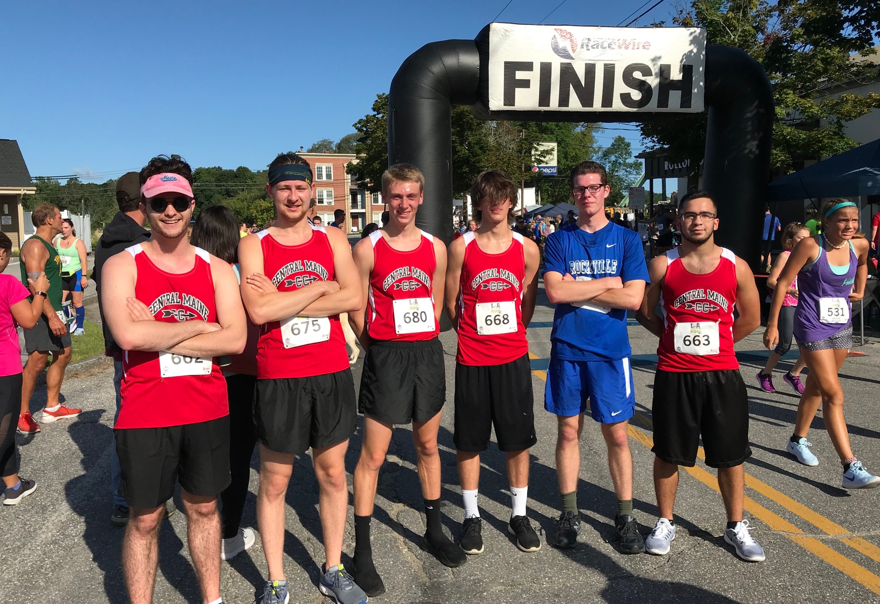 Mustangs with a strong finish at the L/A Bridge Run 5K