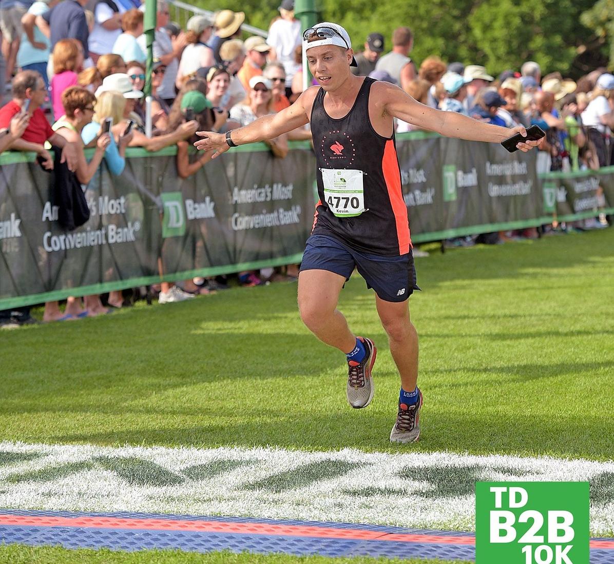 Coach Mitchell finishes strong at the 2019 Beach to Beacon 10K race